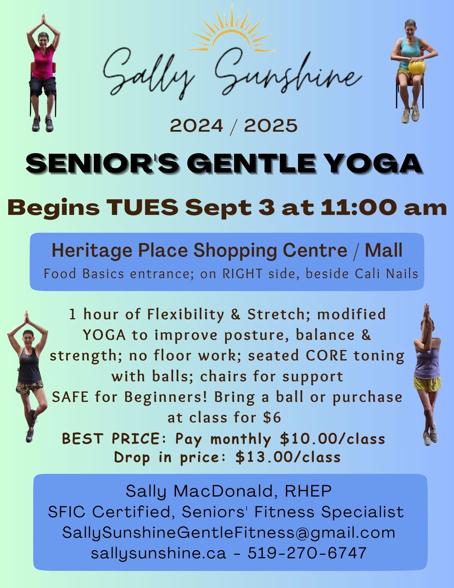 You are currently viewing Tues Heritage Place Mall – Gentle Yoga for Seniors Class