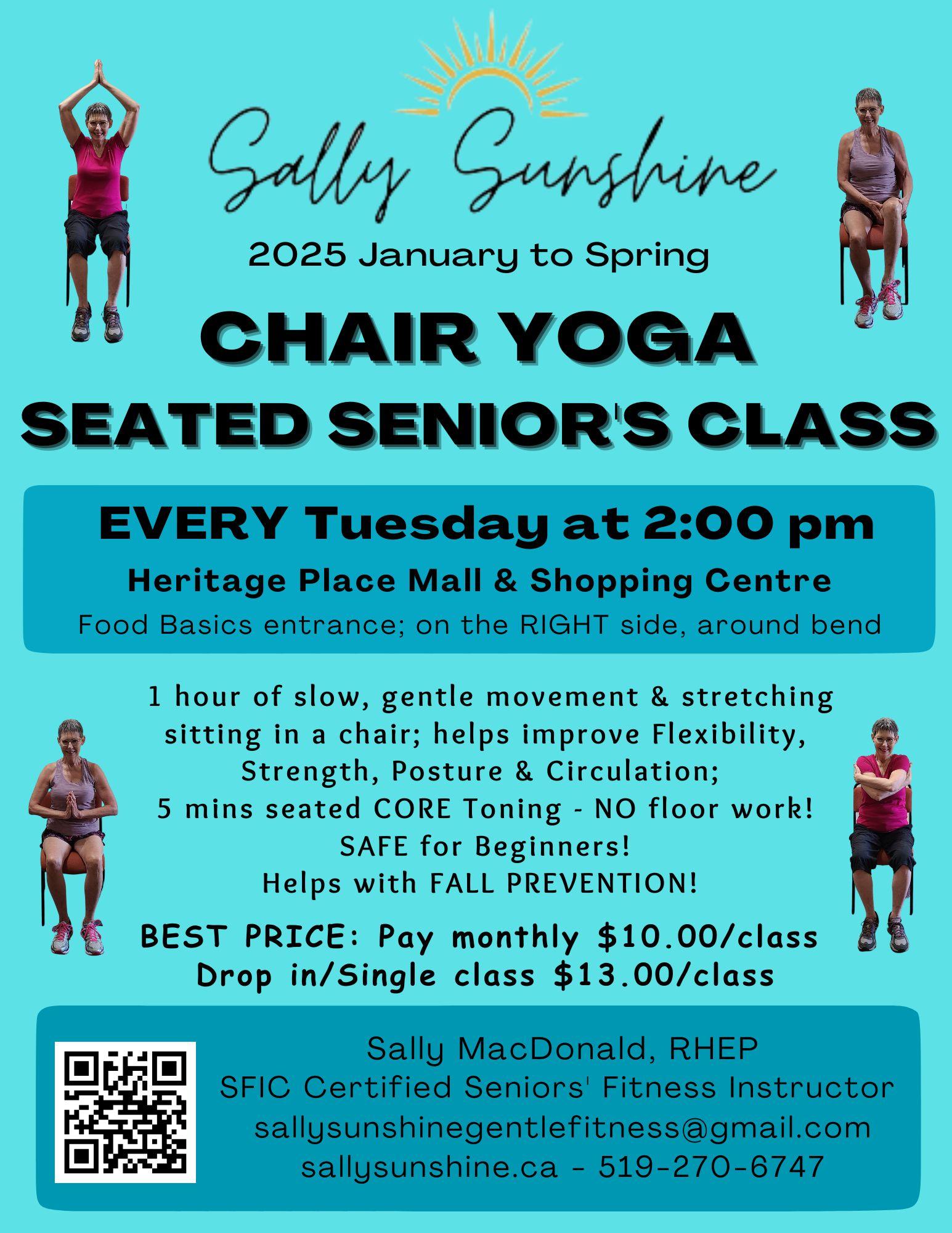 You are currently viewing TUES Heritage Place Mall Seniors’ Seated Chair Yoga