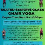 TUES Heritage Place Mall Seniors’ Seated Chair Yoga