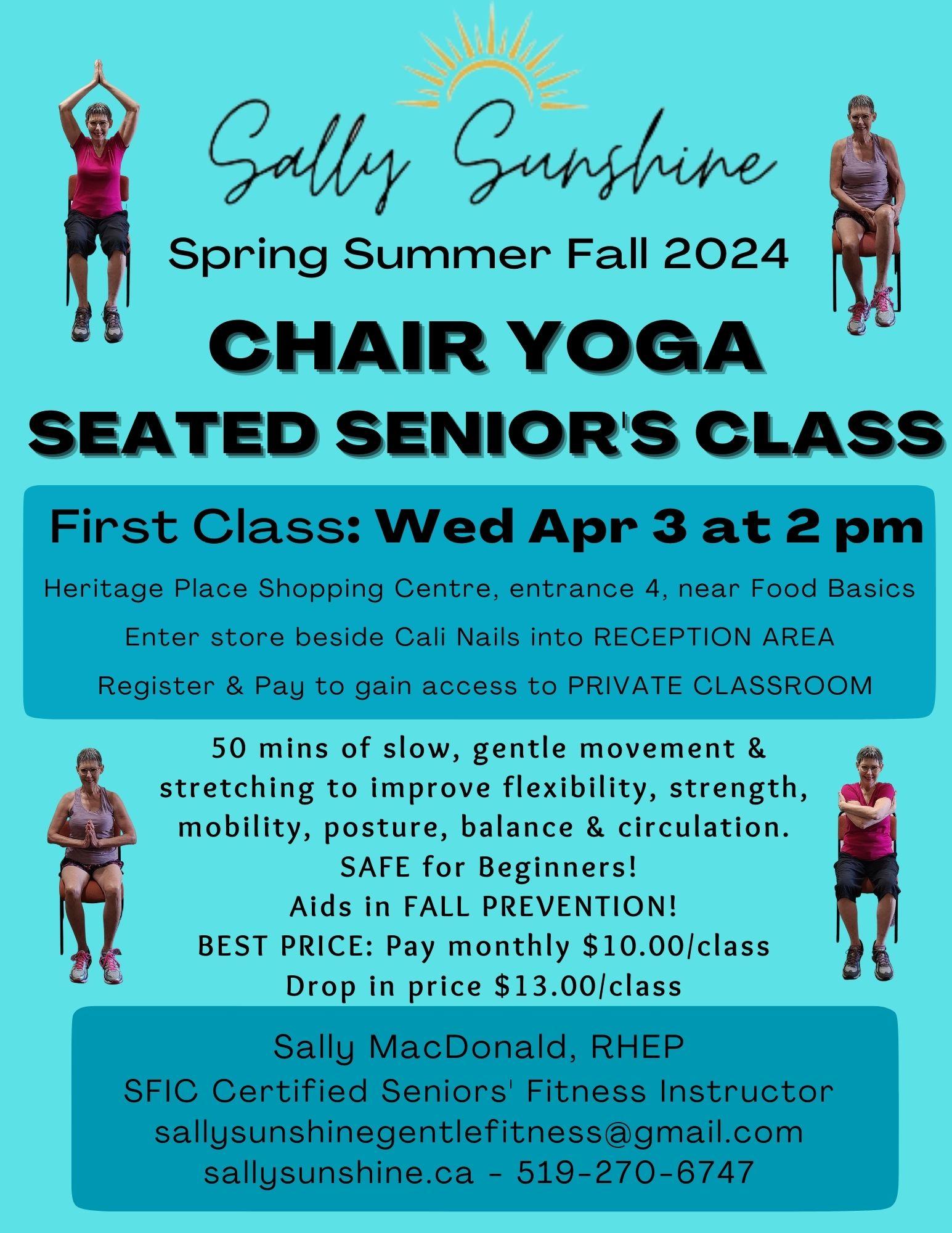 SPAR's chair aerobics classes for senior citizens to continue